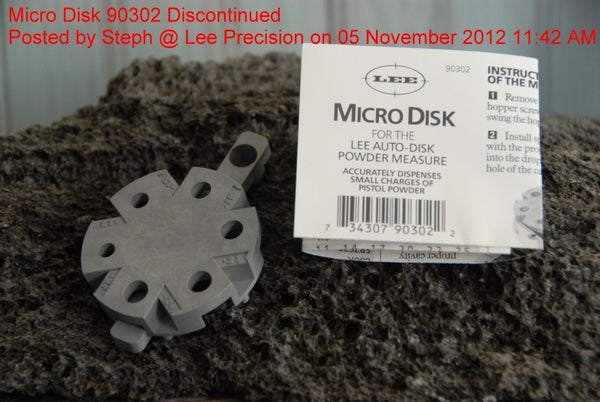 ENHANCED METERING DISK compatible with LEE AUTO-DISK POWDER MEASURE - CUSTOM CAST usa